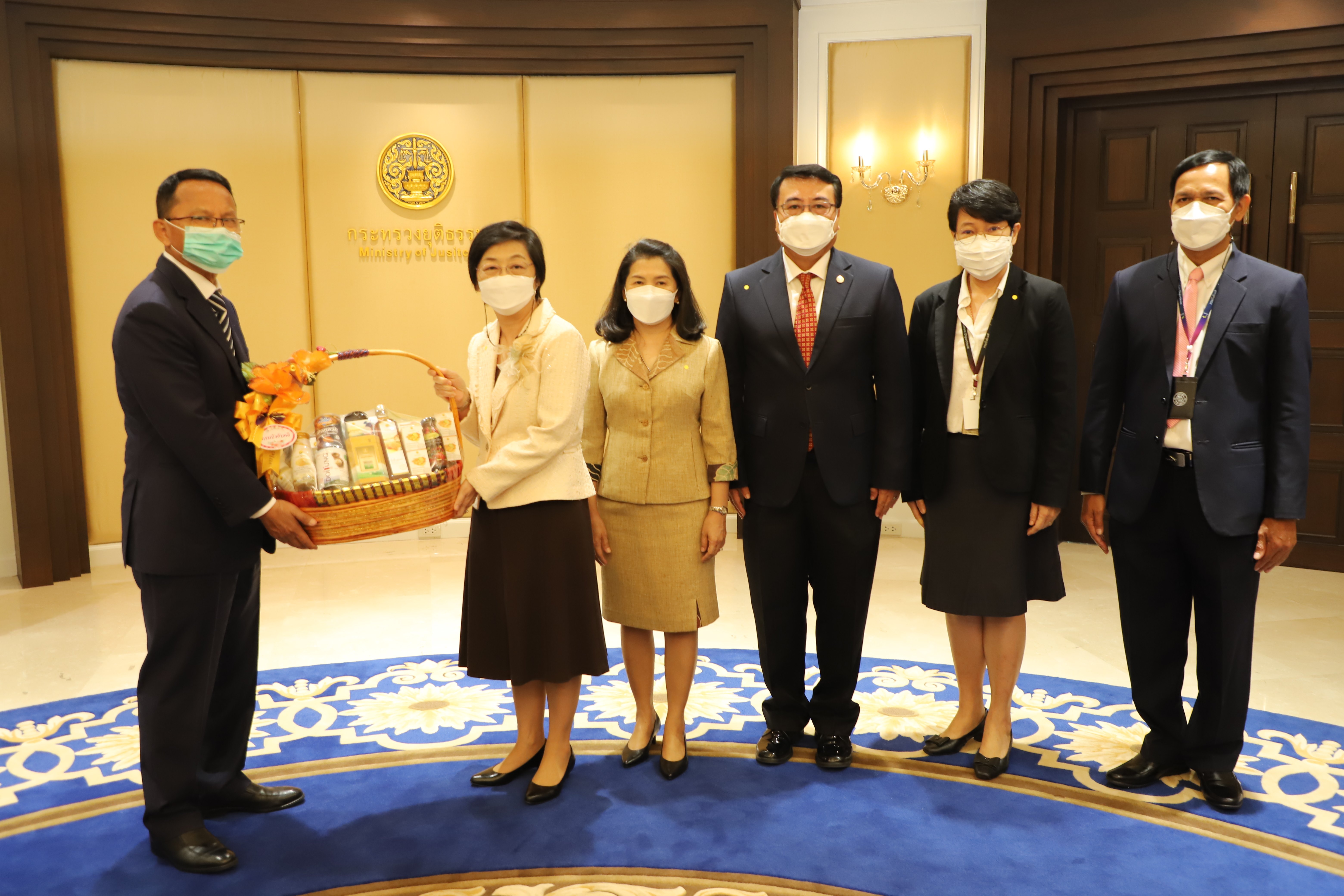 กรมบังคับคดี เข้าสวัสดีปีใหม่ พ.ศ. 2565 รัฐมนตรีว่าการกระทรวงยุติธรรม